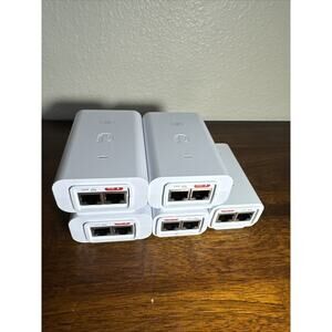 Ubiquiti Unifi (2) 24V/(3) 48V POE Injector Power Supply 5 Pack No Cords